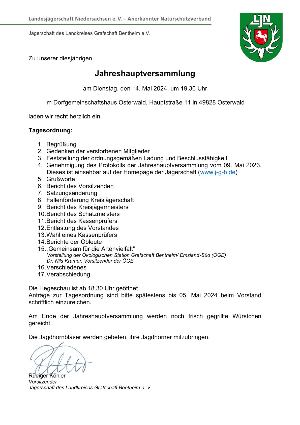 2024 05 14 Einladung Jhv 2024